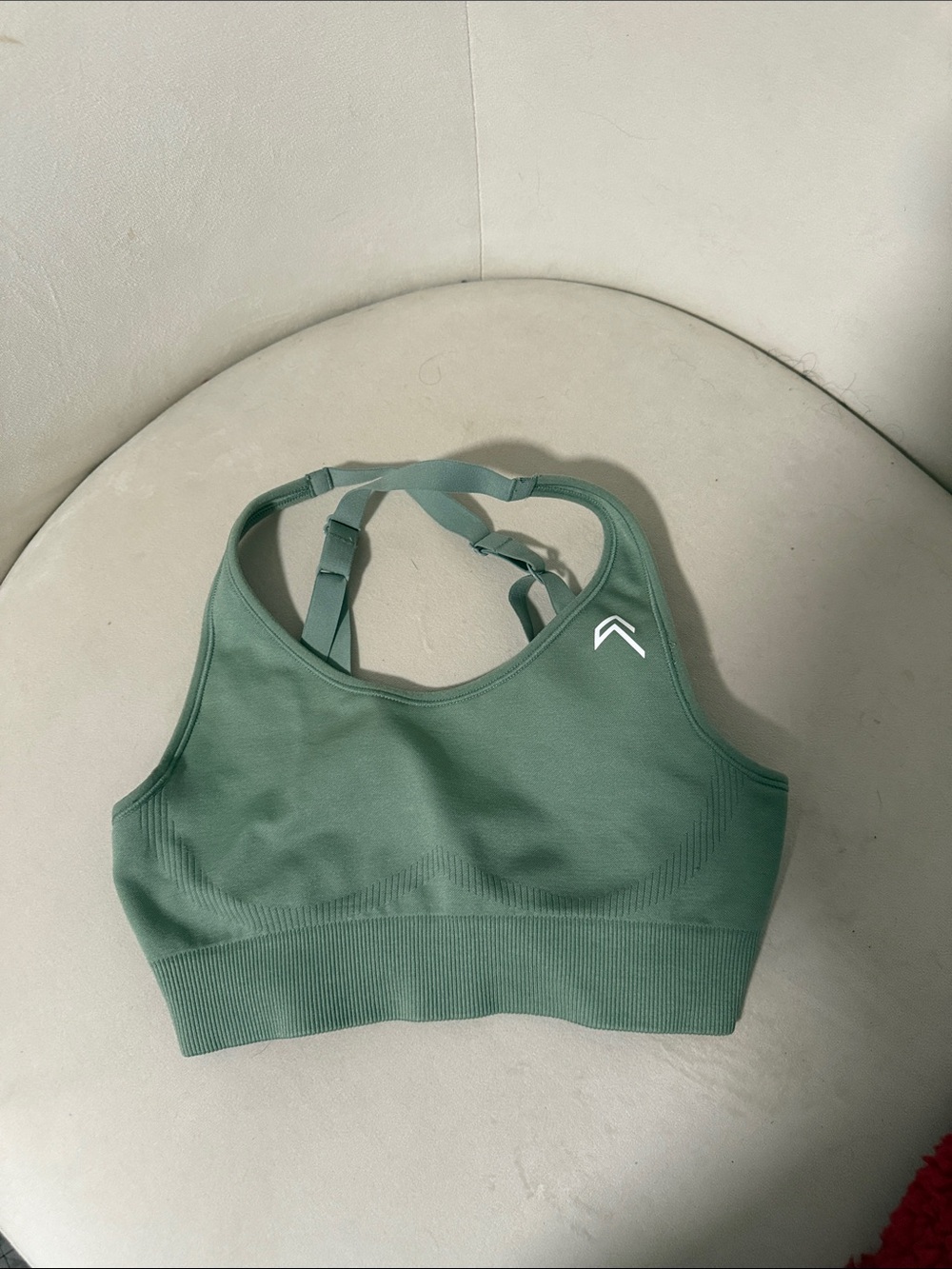Seamless Sage Green Sports Bralette